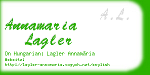 annamaria lagler business card